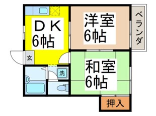 コスモハイツの物件間取画像